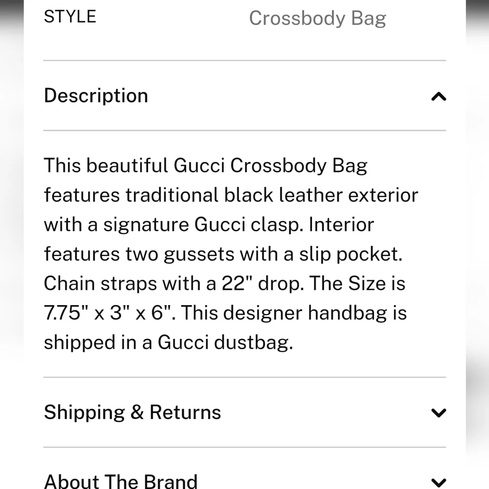 Cute Gucci GG crossbody bag - Picture 4 of 10